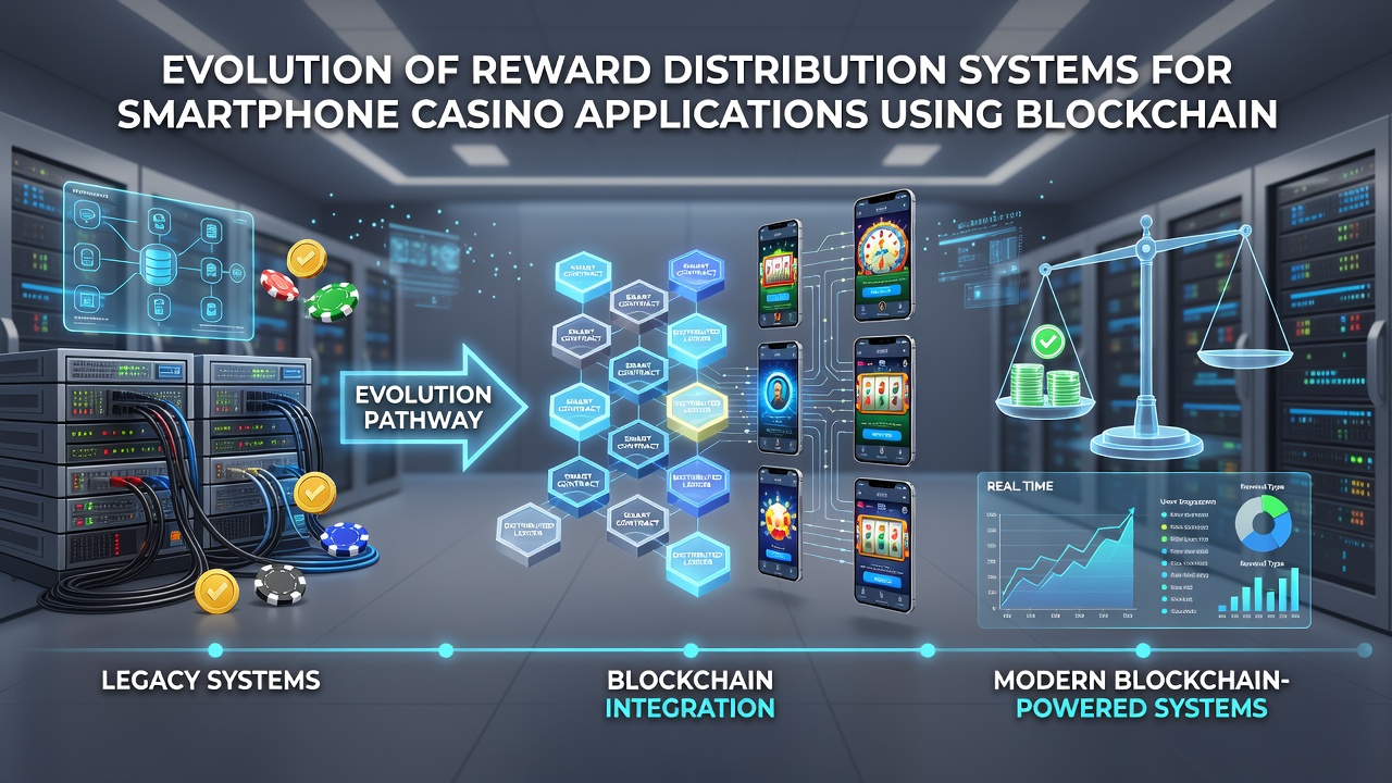 Mobile casino interface displaying blockchain-verified reward transactions